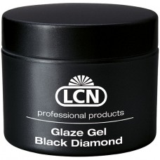 Запечатывающий гель с алмазной крошкой - Glaze Gel Black Diamond, 10 мл